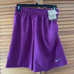 Nike Dri-Fit Kids Purple Athletic Running Hiking Shorts Sz XL NWT